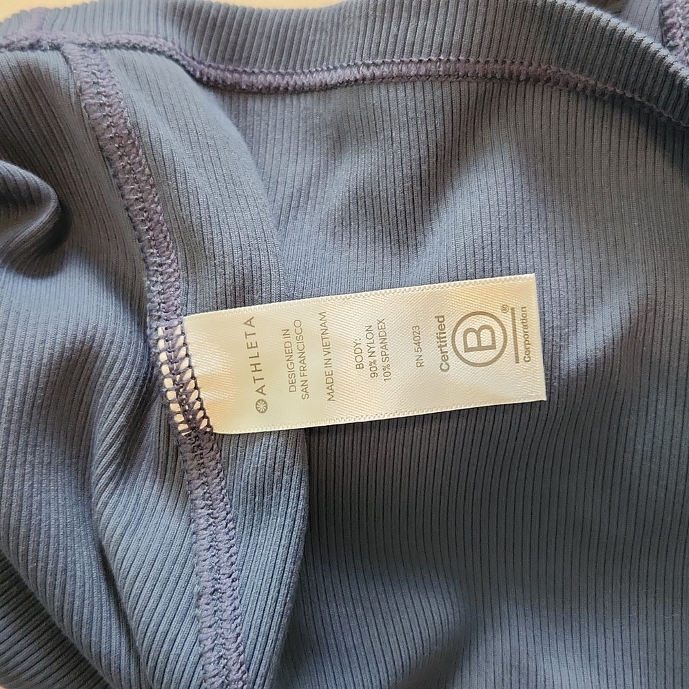 Athleta Shanti Rib Racerback Tank Top - Picture 3 of 4